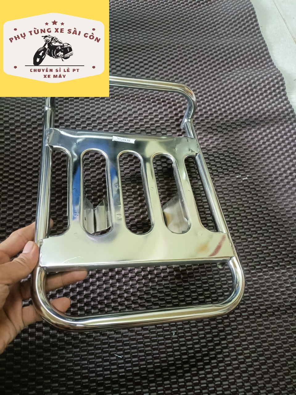 Baga sau cho xe Cub 81 inox
