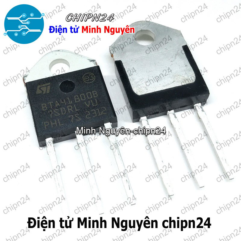 [1 con] (KT2) Triac BTA41-800B TO-3P 41A 800V (BTA41-800 BTA41) - HH002714