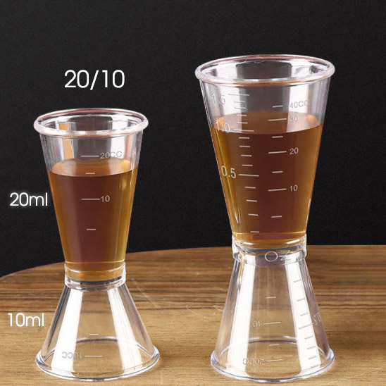 Jigger Đong Định Lượng 2 Đầu - 40ml/20ml - 10ml/20ml