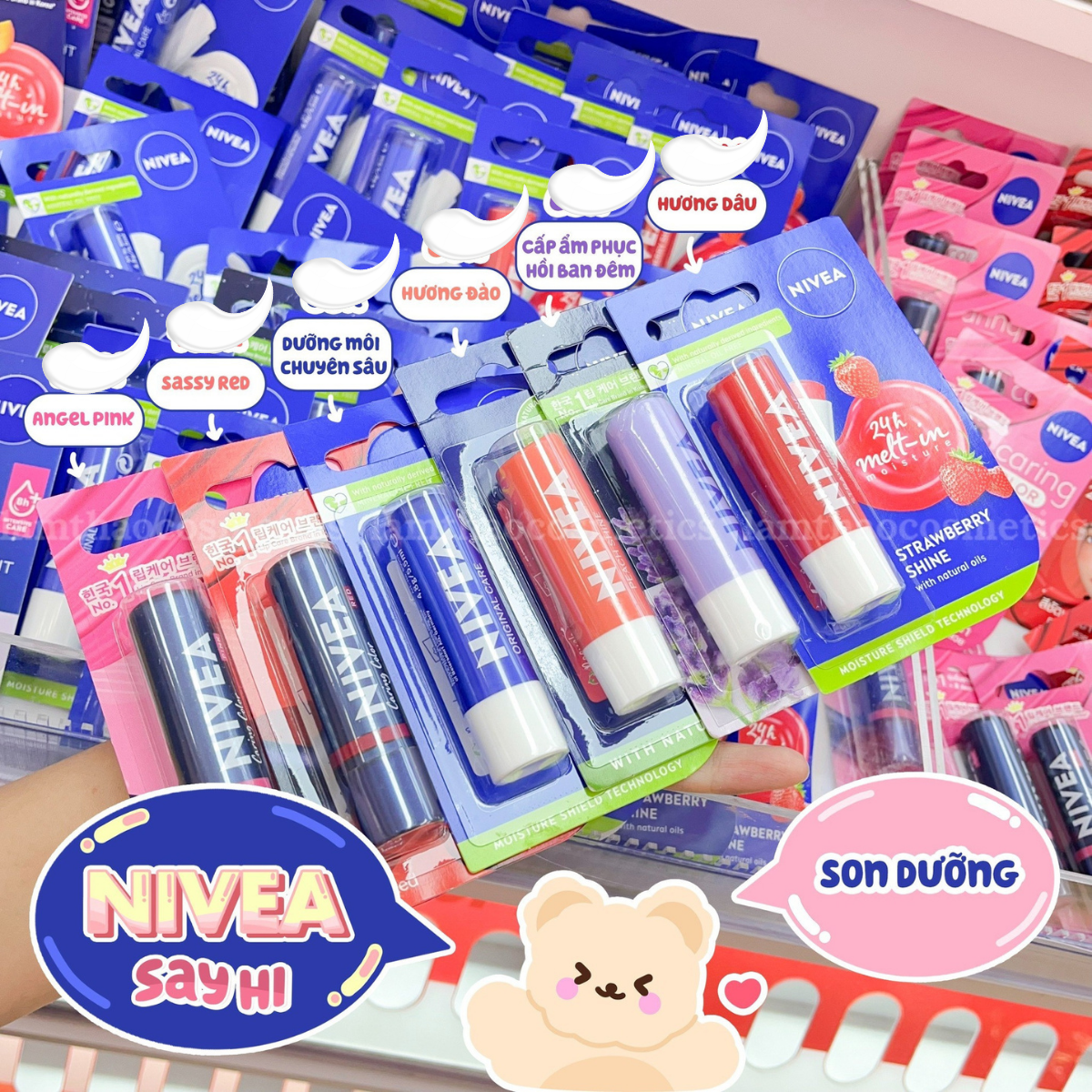 Son Dưỡng Môi Nivea Lip Balm