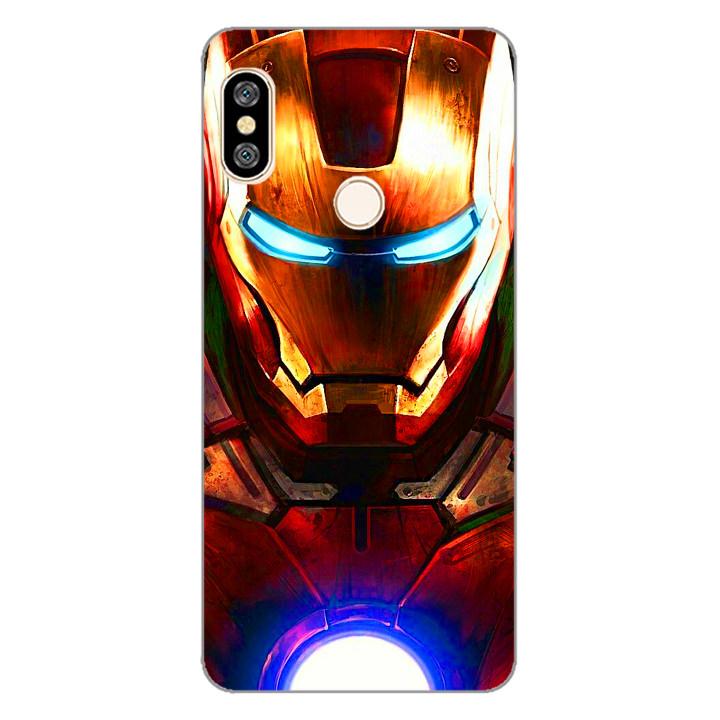 [HCM]Ốp lưng Xiaomi Redmi Note 5 - Silicon Dẻo - Iron Man 02
