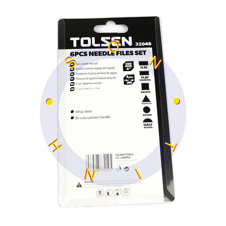 Bộ 6 Dũa Mini Needle Files Set TOLSEN 32046