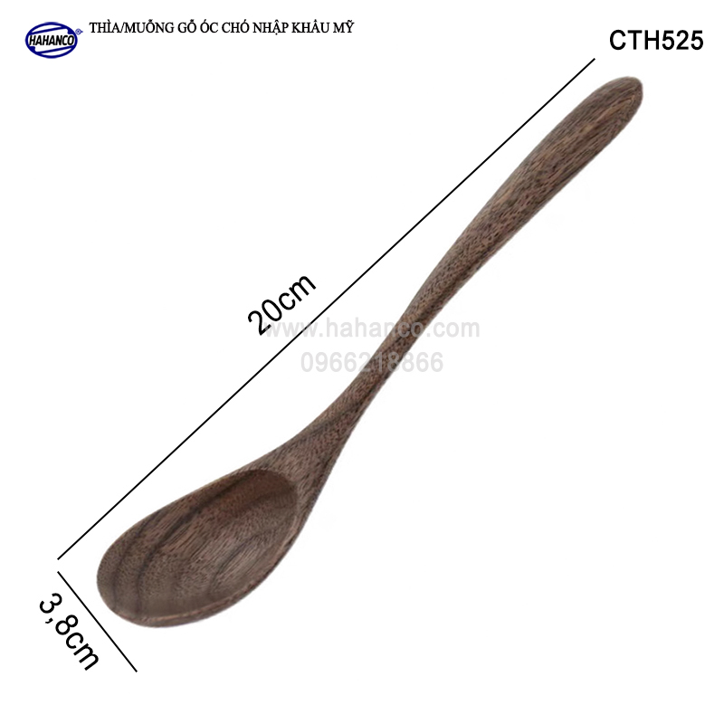 Thìa/Muỗng gỗ Óc Chó nhập khẩu Mỹ cao cấp (Đủ kích cỡ và kiểu dáng) Dùng múc gia vị, ăn cơm, decor trang trí, chụp ảnh
