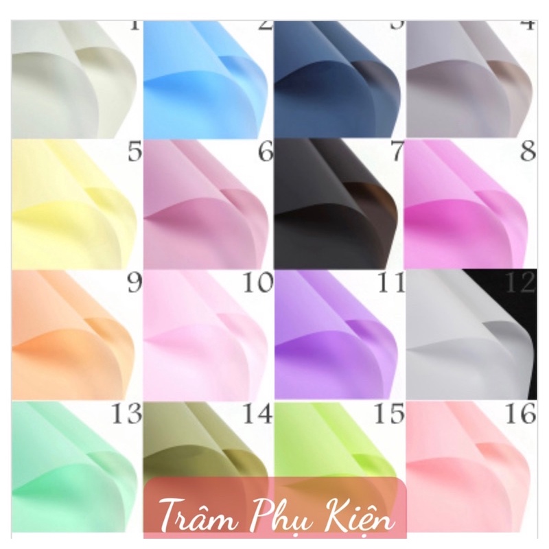 Giấy bóng mờ 1 mặt bó hoa (20tờ)