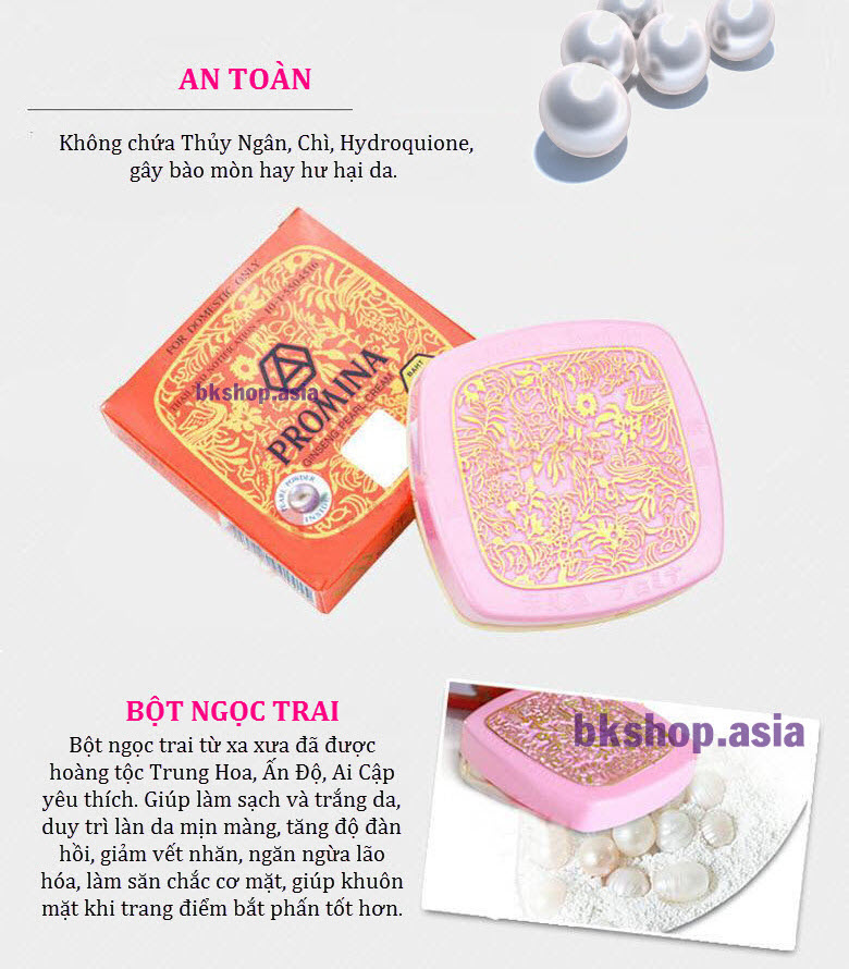 Kem dưỡng trắng da Sâm Promina 11g Thái Lan