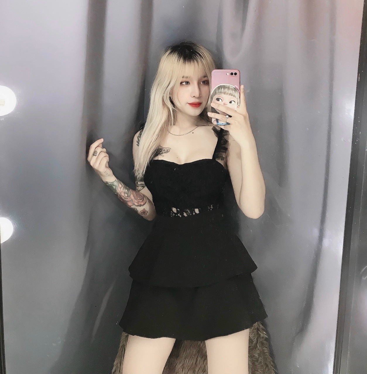 [HCM]ÁO REN 2 DÂY ÔM BODY SIÊU TÔN DÁNG