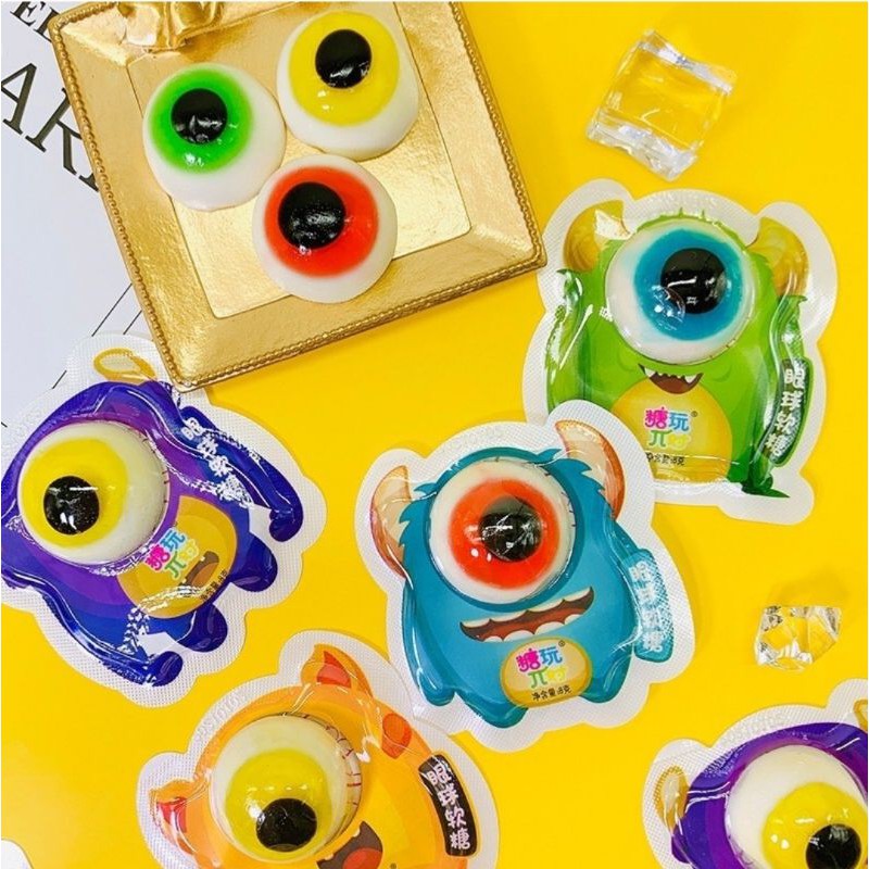 [Combo 3 Viên] Kẹo Dẻo Con Mắt Eye Candy Funny Caslte