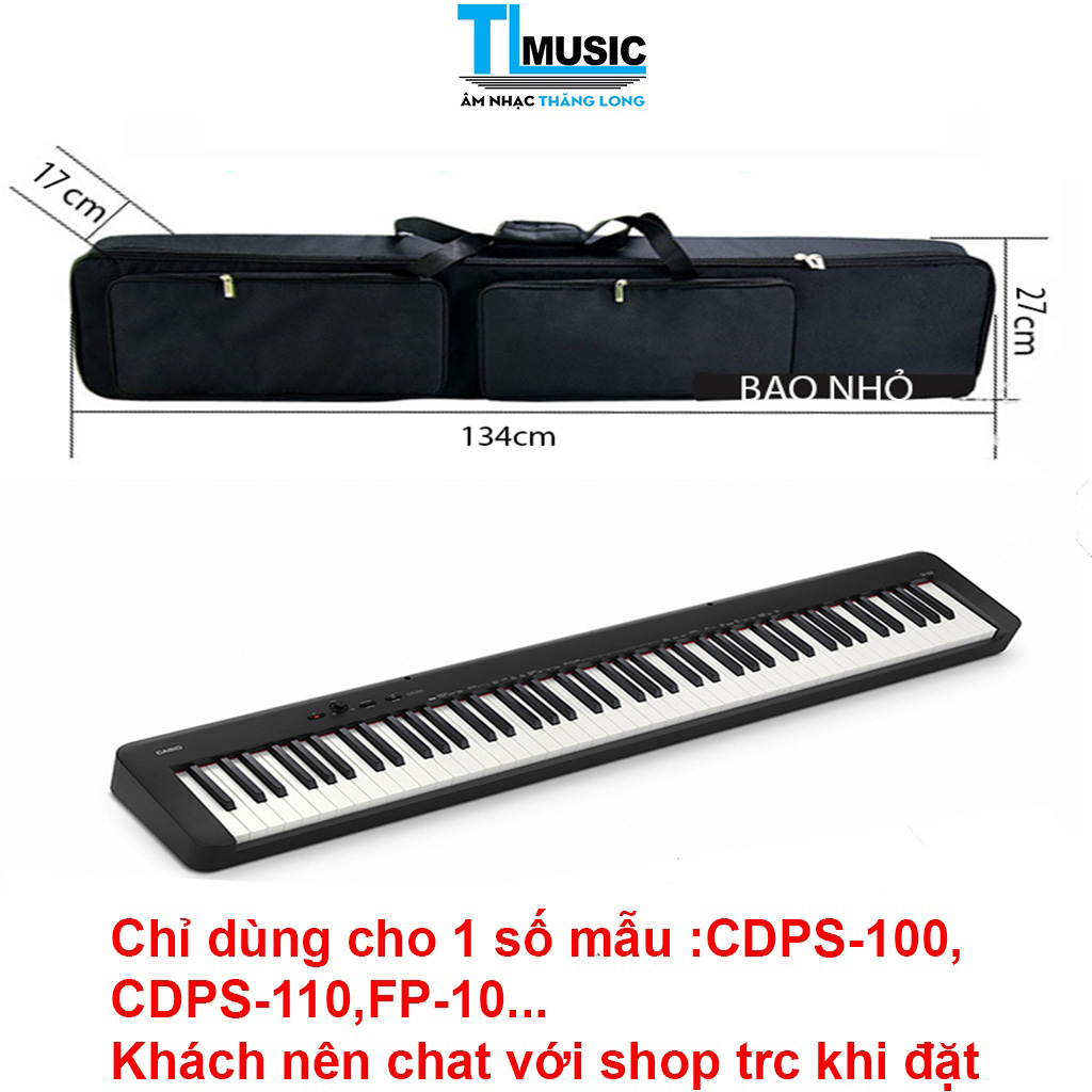 Bao da(túi đựng)đàn piano 88 phím 3 lớp