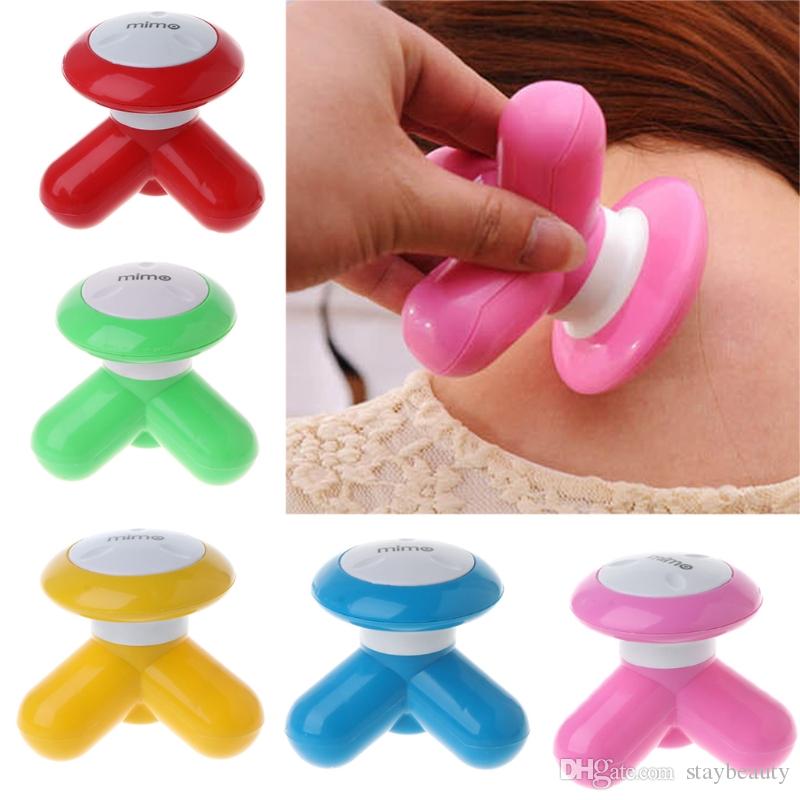 Máy massage cầm tay mini 4 chân dùng pin hoặc máy massage mini 3 chân cổng cắm sạc usb máy tính, máy mát xa mini cầm tay, dụng cụ massage mimo