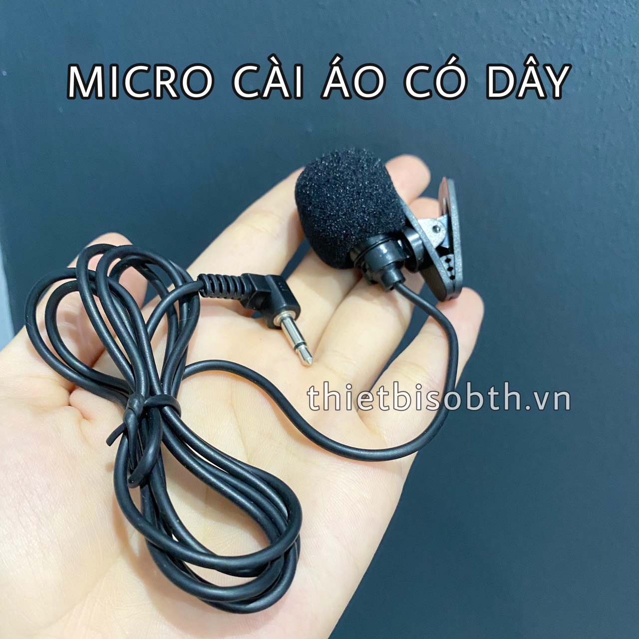 Micro Cài Áo Có Dây Dùng Cho Máy Trợ Giảng, máy tính laptop .