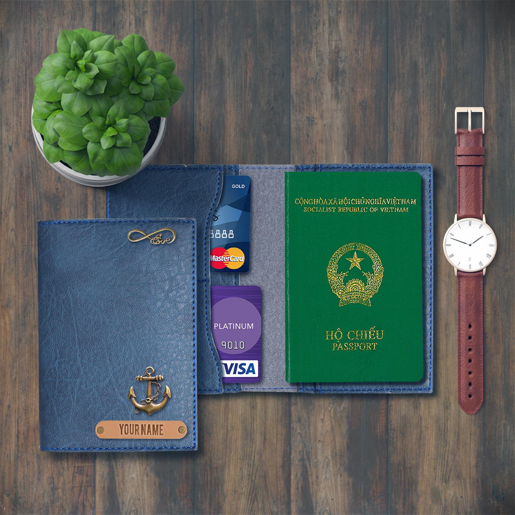Ví Da Đựng Passport (Khắc tên theo yêu cầu)