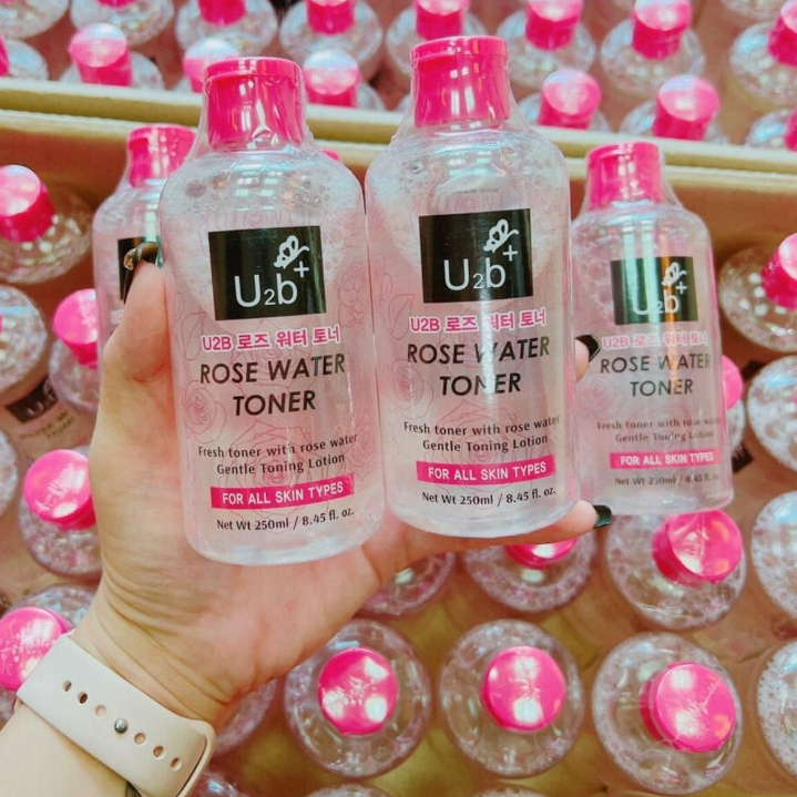 [Cận date 01/05/2024]Nước Hoa Hồng U2b Rose Water Toner - 250ml
