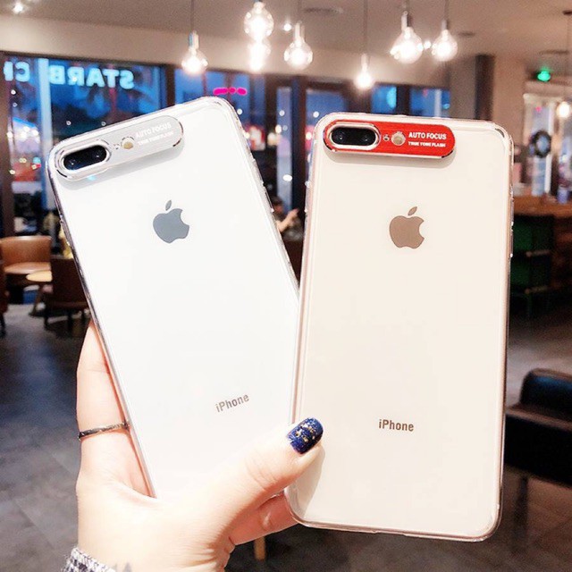 Ốp Auto Focus Iphone 7Plus/8Plus Trong Suốt Bảo Vệ Camera
