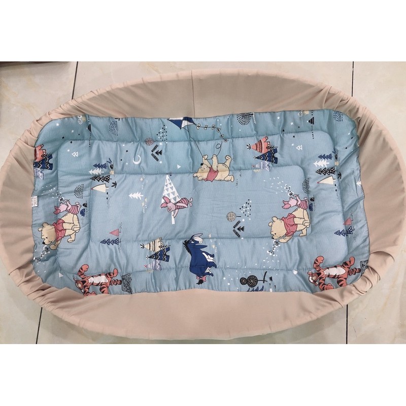 ( CHAT VÓI SHOP HỖ TRỢ PHÍ SHIP )Nôi tre đặt võng chống cong lưng cho bé