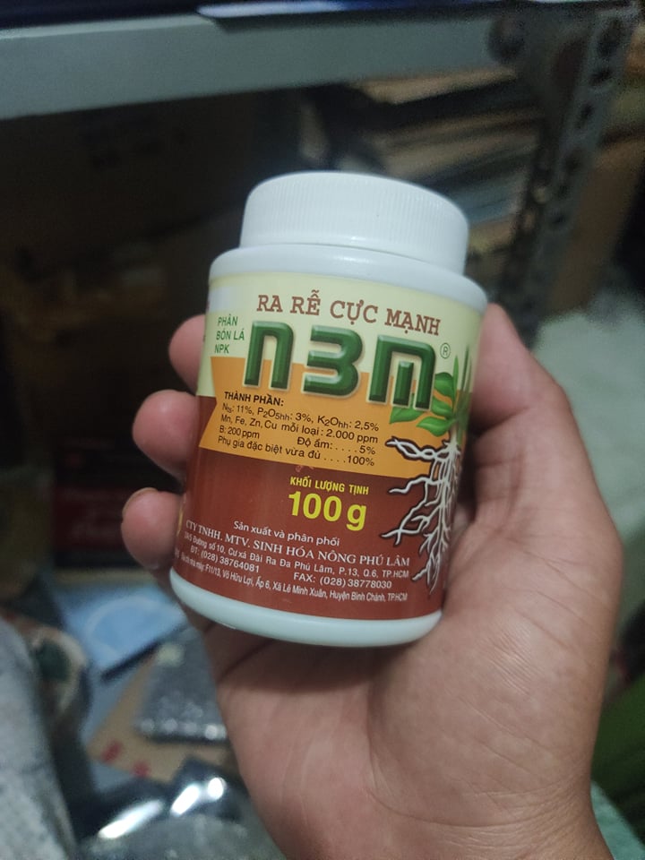 Phân bón kích rễ cực nhanh mạnh N3m NPK