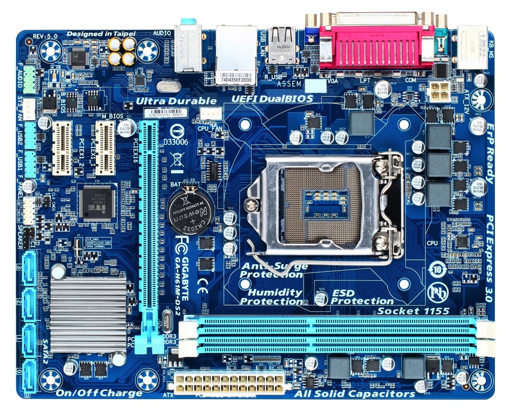 Main Gigabyte/ Asus H61 (TẶNG FE+PIN CMOS)