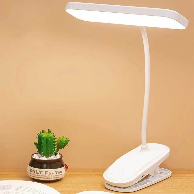 360 ° flexible clip table lamp led desk light USB charging bedside night light reading lamp
