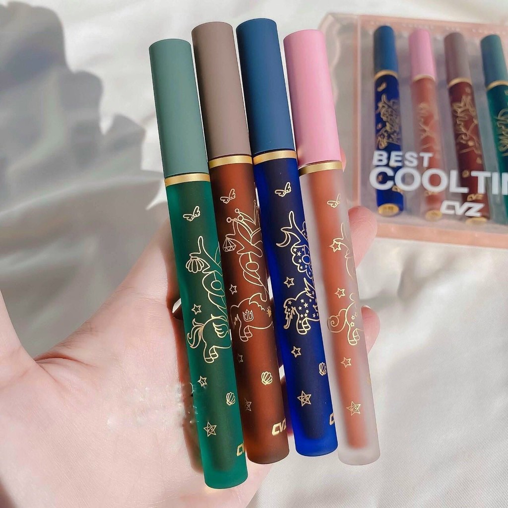 [HCM]Set Son Kem CVZ Best Cool Tint Set 4 Cây