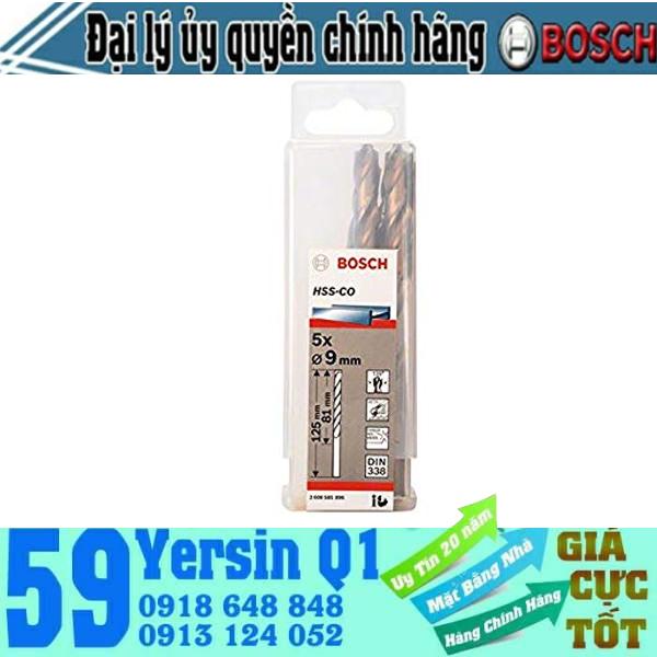 Bộ 5 Mũi khoan sắt và inox HSS-Co Bosch 8mm - 12mm