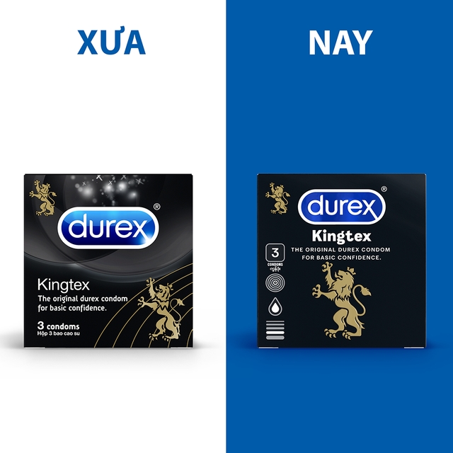 Bao cao su Durex Kingtex 3 bao / hộp