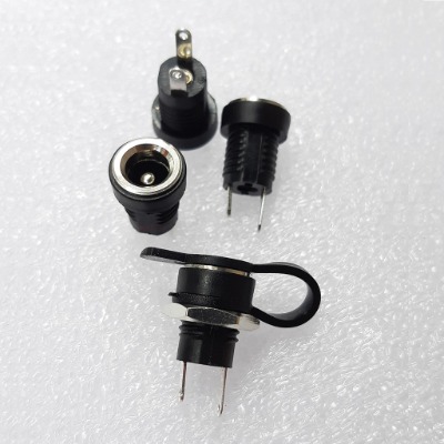 Jack sạc DC-022B chuẩn 5.5mm x 2.1mm (Jack DC Có cao su chống nước)