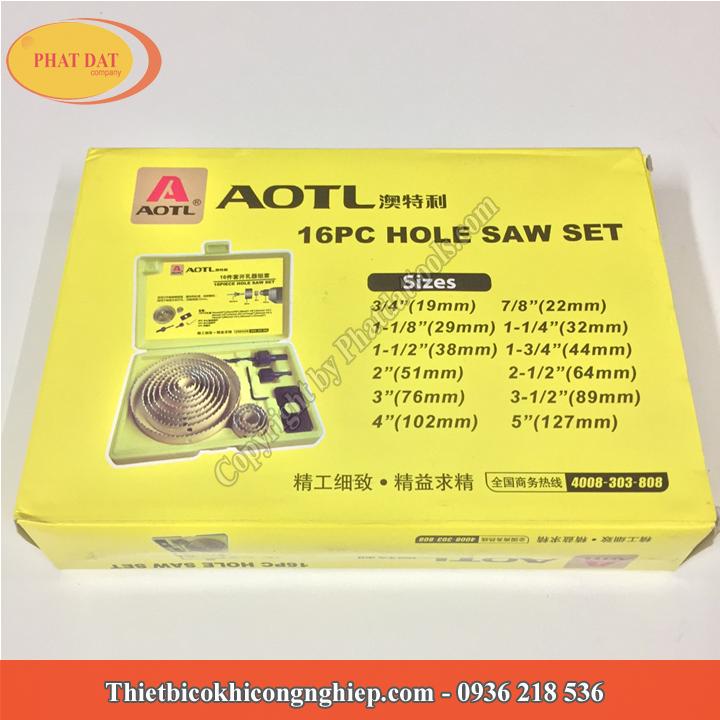 Bộ mũi khoét gỗ,thạch cao 16 chi tiết