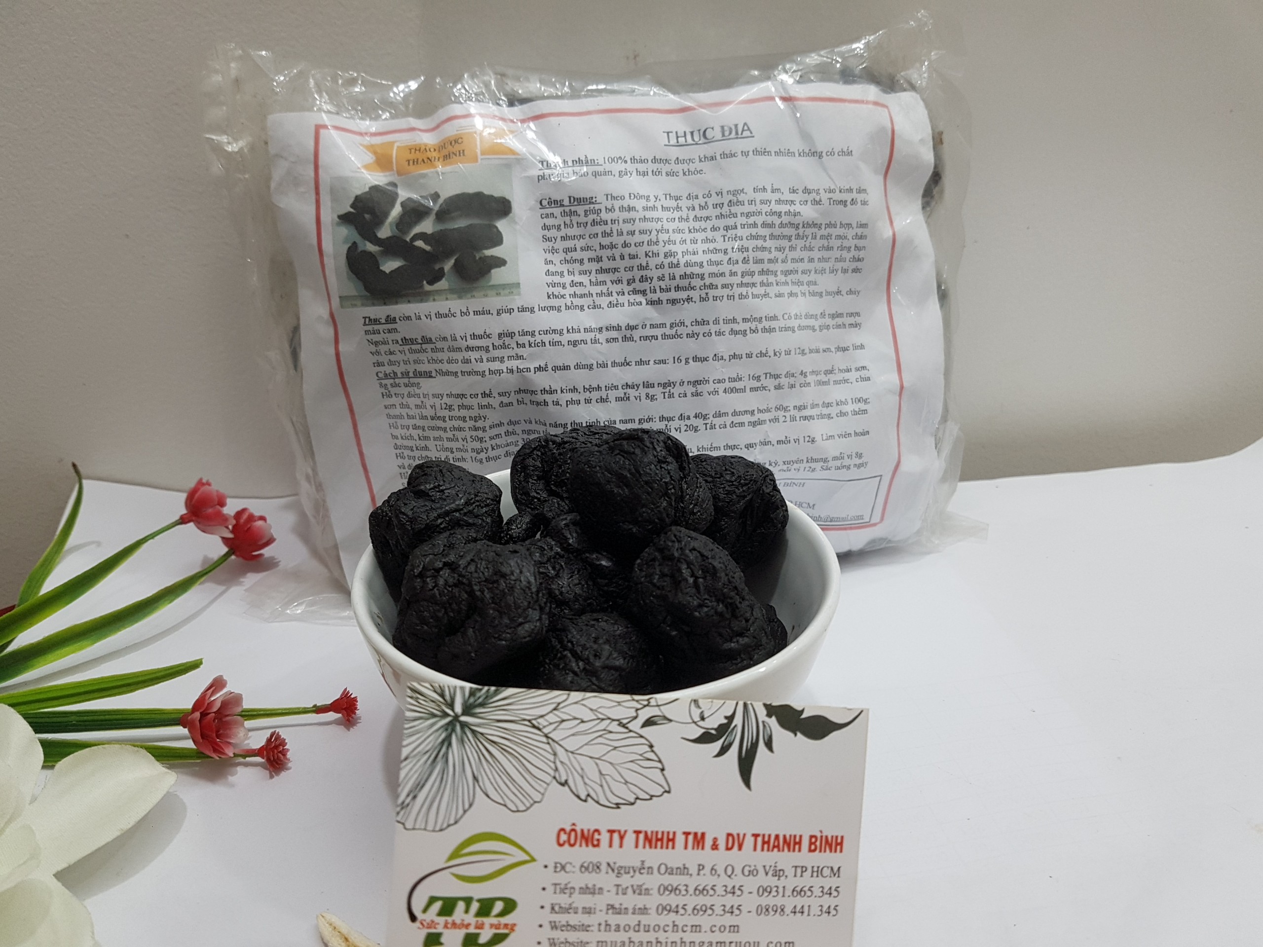 Thục Địa Đã Sơ Chế 1KG - Đông Y Thanh Bình