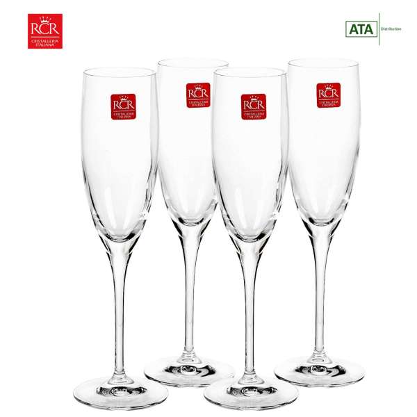 Bộ 6 ly uống Champagne RCR Aliseo