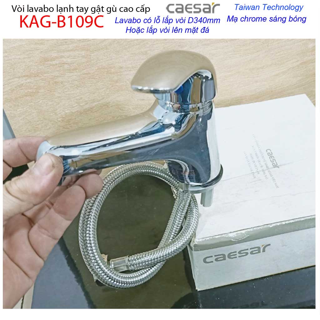 [HCM]Vòi Lavabo lạnh Caesar KAG-B109 Sales giá tốt chất lượng tốt Vòi chậu rửa gật gù Caesar