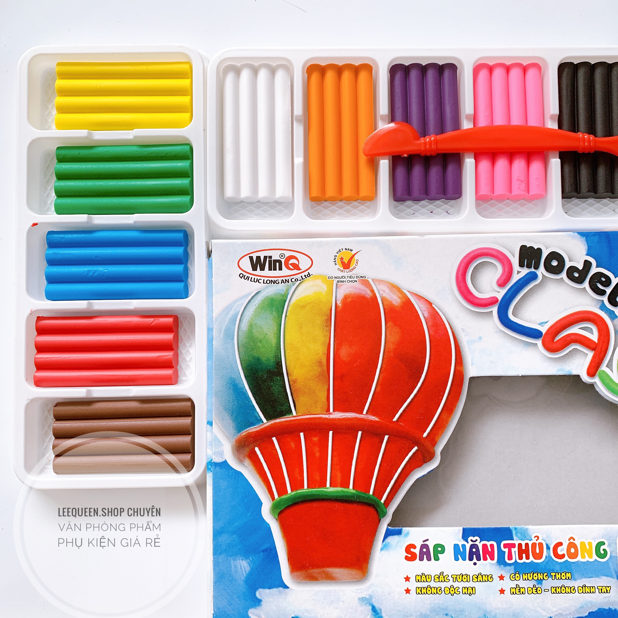 Sáp Nặn Thủ Công WinQ D10 ( 10 MÀU)