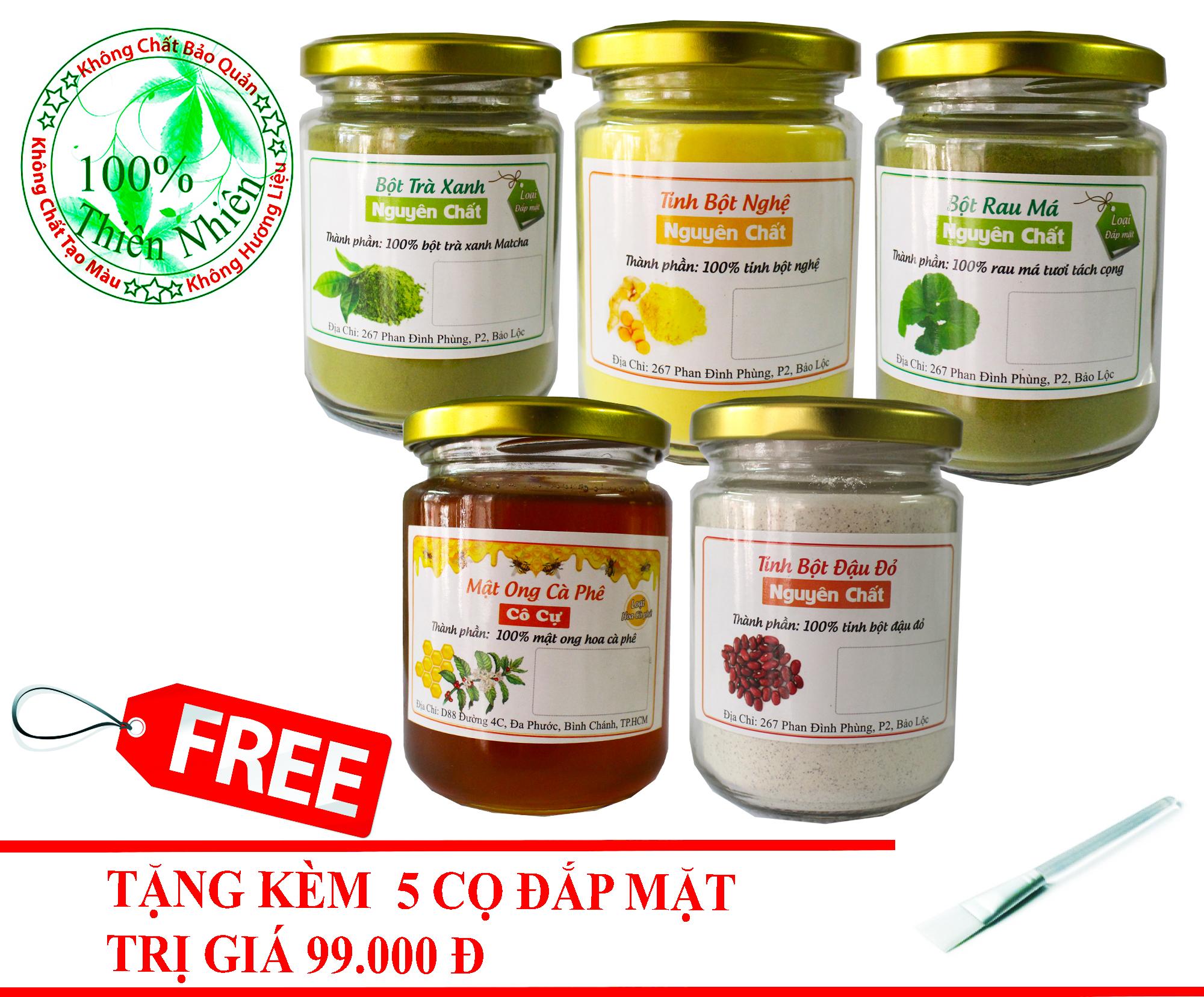 Bột Trà Xanh Nguyên Chất tắm trắng