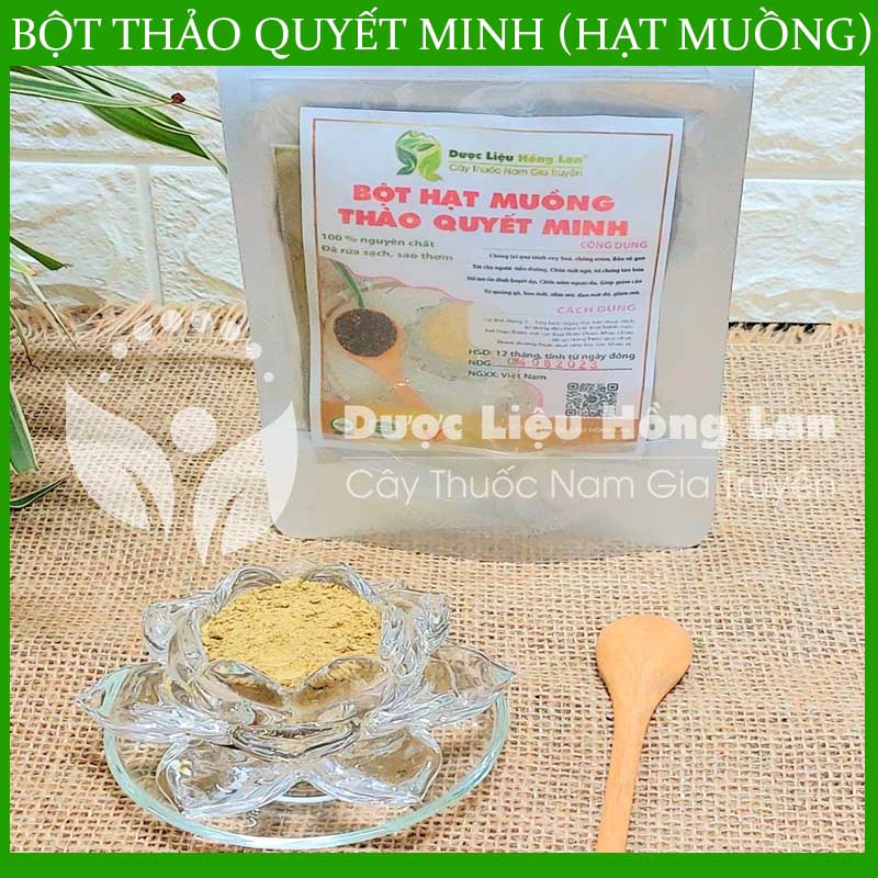 ✅ 500G Bột Thảo Quyết Minh (Hạt Muồng) siêu mịn pha uống (không pha chộn tạp chất, đã sao thơm, không chất bảo quản)