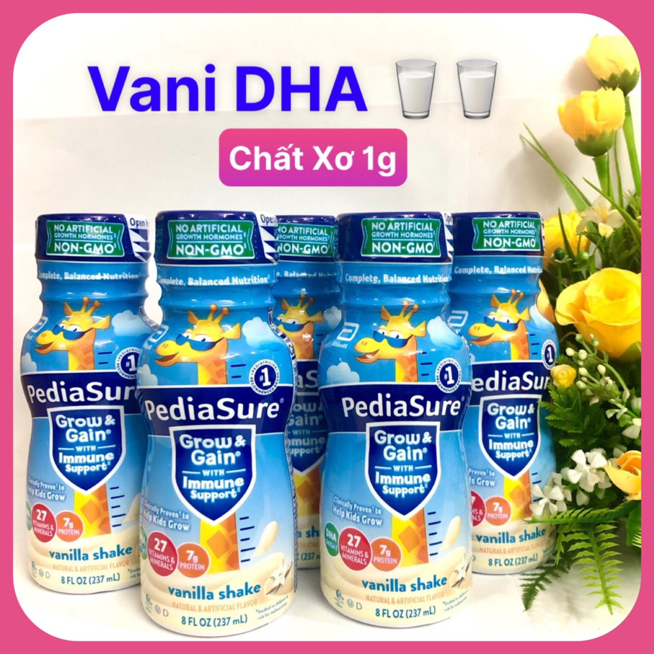 Quận 3 Sữa Nước Pediasure Vani Grow Gain DHA 237ml Mỹ Vanilla Date 7 2023