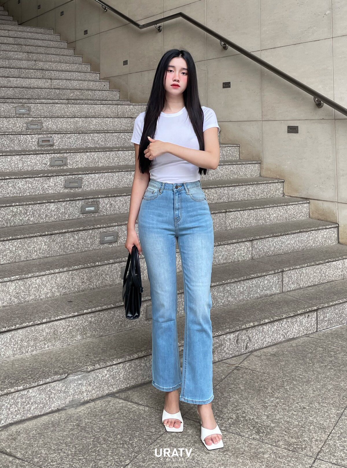 [CÓ SẴN-ẢNH THẬT] Ống đứng jeans trơn 3m