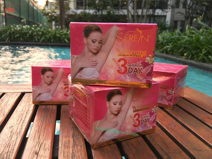 Kem Tẩy trắng, tẩy thâm nách, vùng bikini vĩnh viễn Seren 3 day
