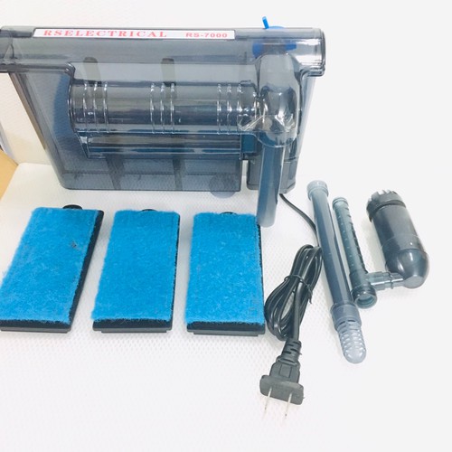 Máy lọc thác bể cá cảnh RS-5000, RS-6000, RS-7000 ( 2 khoang lọc cho hồ nước trong hơn các loại lọc thông thường)