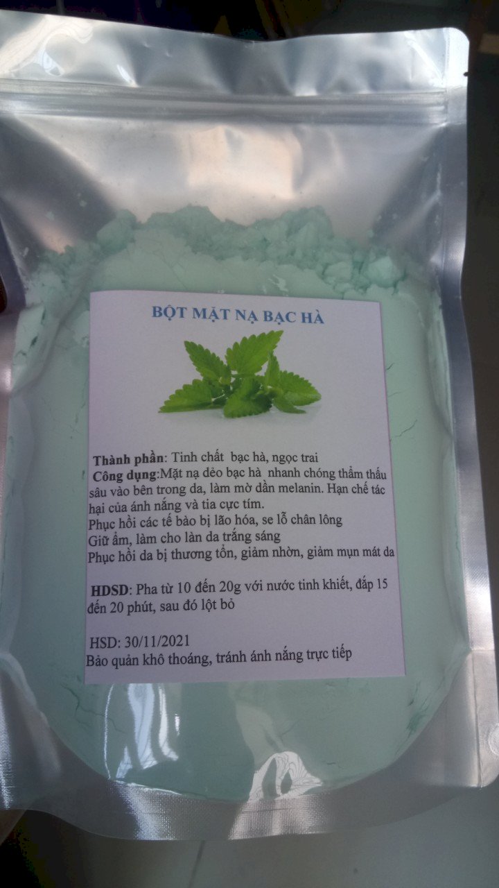 Mặt nạ dẻo bạc hà handmade GT236