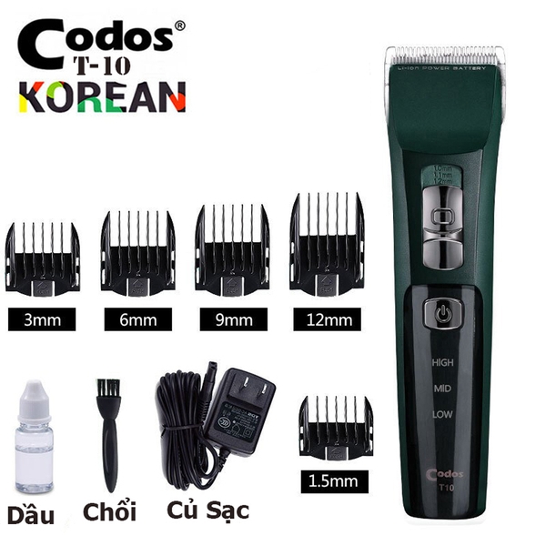 Tông đơ cắt tóc codos T10 chính hãng