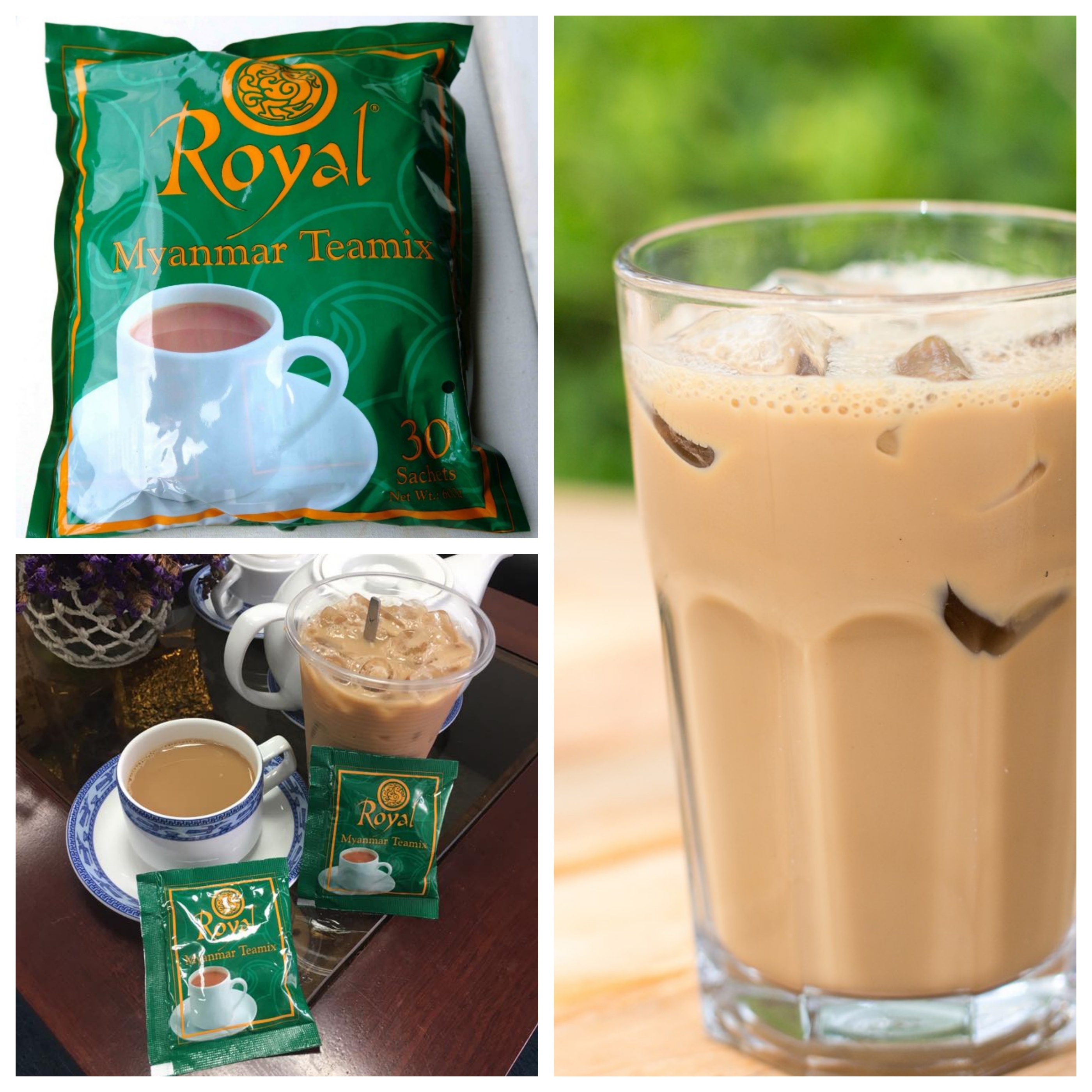 Combo 2 - Trà sữa tự pha hòa tan ROYAL MYANMAR  600g - CHÍNH GỐC - DATE 2027