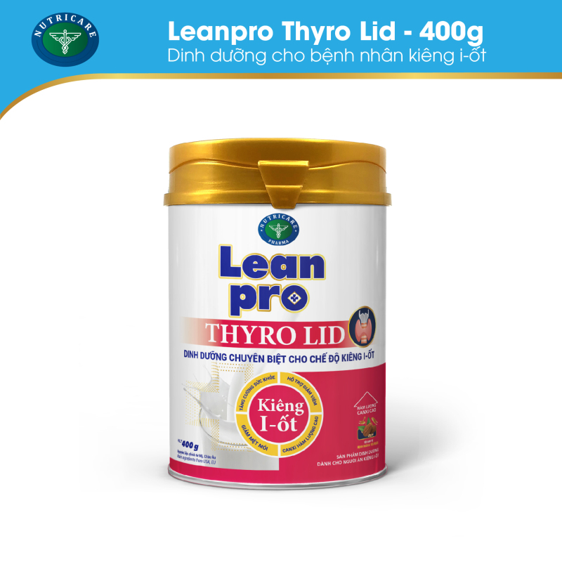 01 lon Leanpro Thyro Lid 400g - Cho người trong chế độ ăn kiêng i ốt