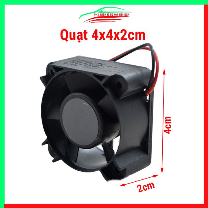 Quạt tản nhiệt 12V tốc độ cao 4x4cm 0,1A hàng bãi