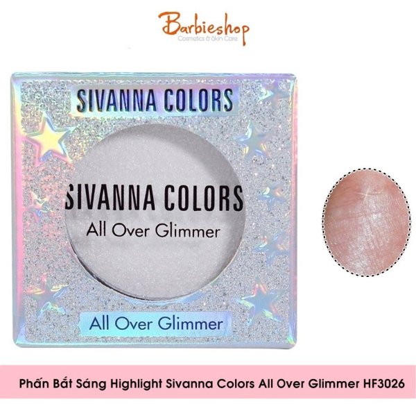 Phấn Bắt Sáng Highlight Sivanna Colors All Over Glimmer HF3026 (Tone 1)