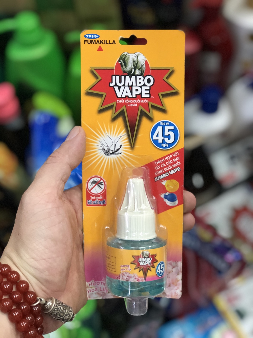 Máy đuổi muỗi tinh dầu Jumbo Vape