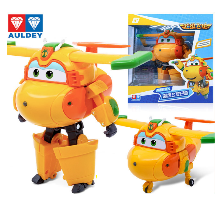 Mô hình super wings Máy bay cỡ lớn nhân vật Buckey đồ chơi đội bay siêu đẳng 2 trong 1