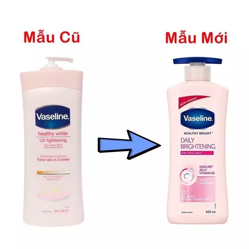 Dưỡng thể trắng da Vaseline 725ml