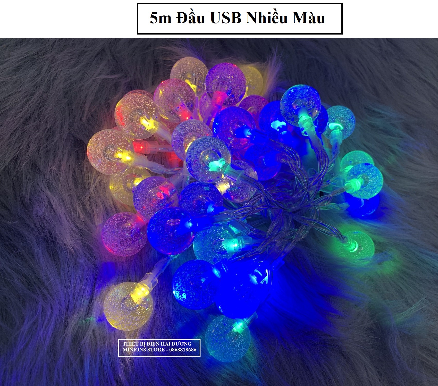 Dây đèn nháy led trang trí hình bông tuyết dùng pin/ cắm điện - Decor căn phòng - đèn ngủ - dễ thương