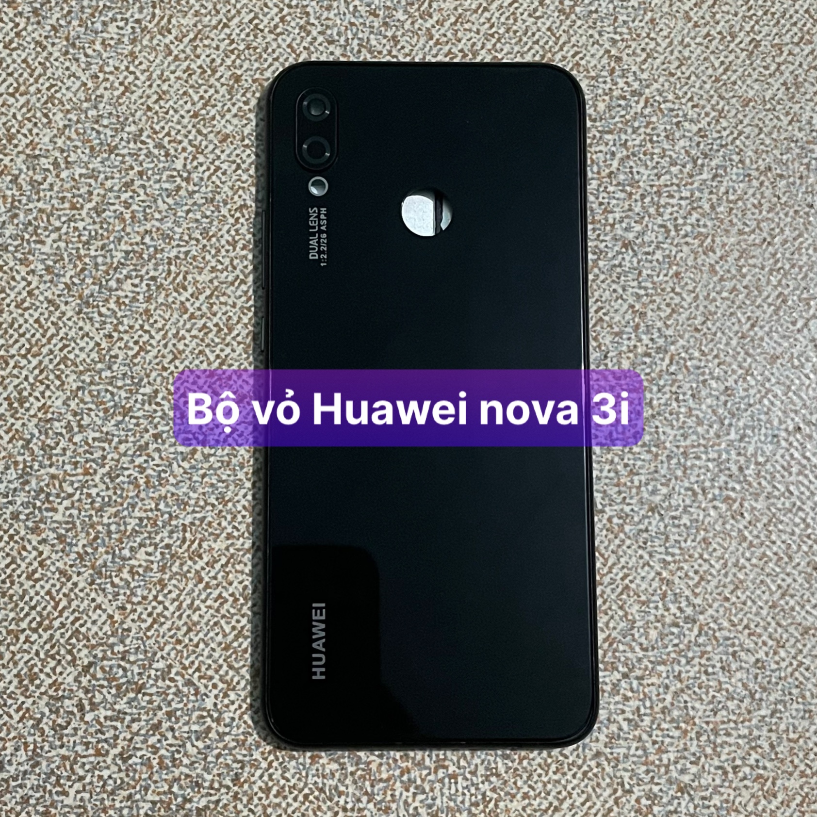 bộ vỏ xương huawei Nova 3i (zin) kèm khay sim và kính camera