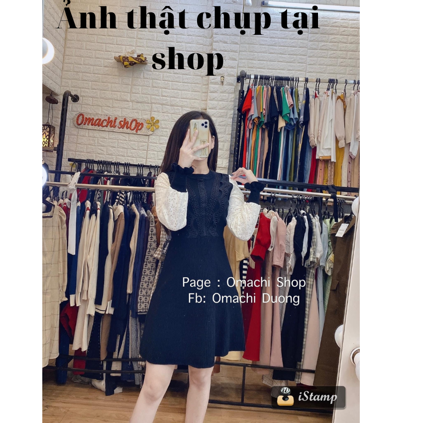 Váy len cao cấp Quảng Châu (ảnh thật clip thật quay cận chất len) Q6603