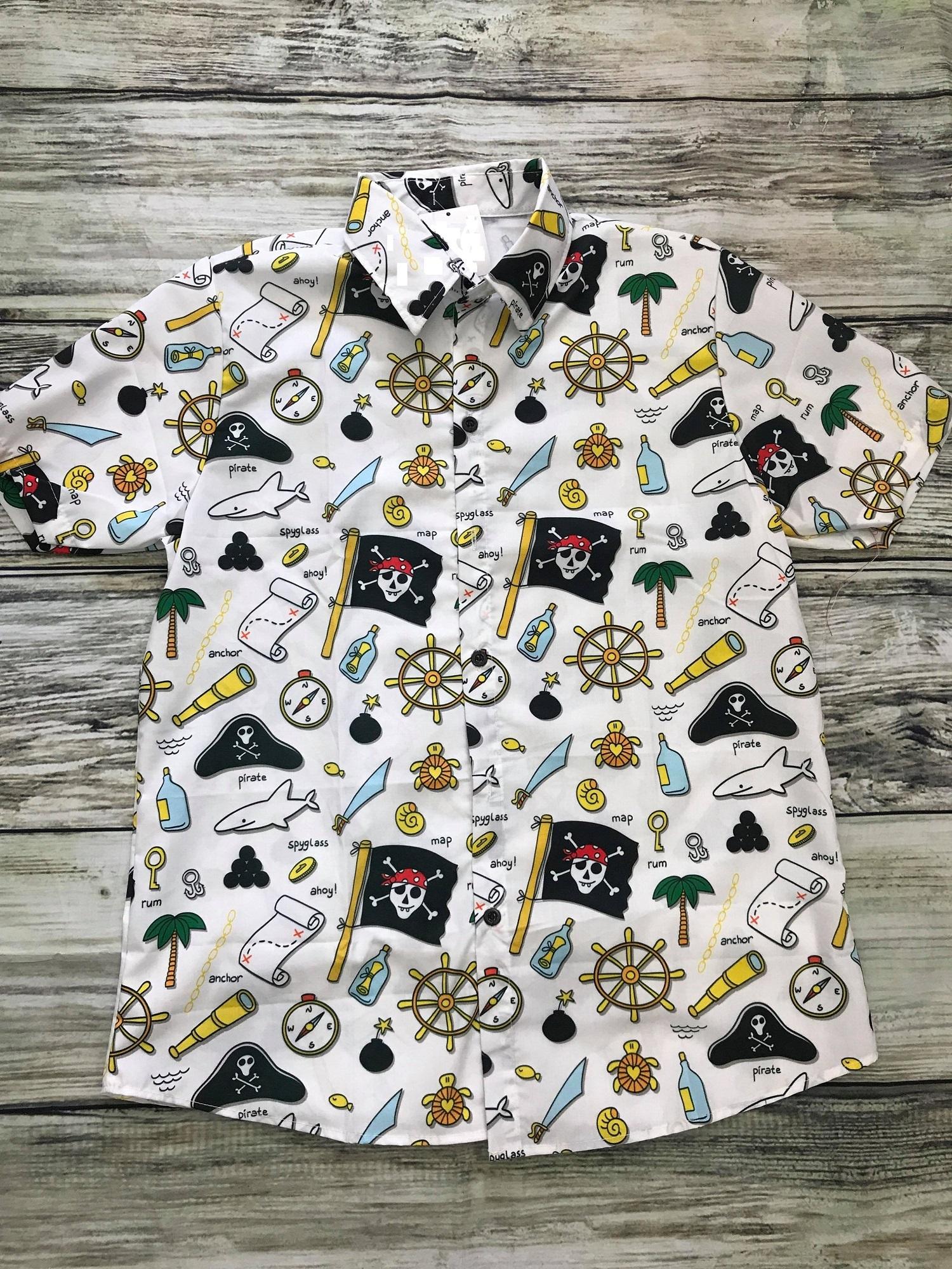 Combo áo sơ mi họa tiết