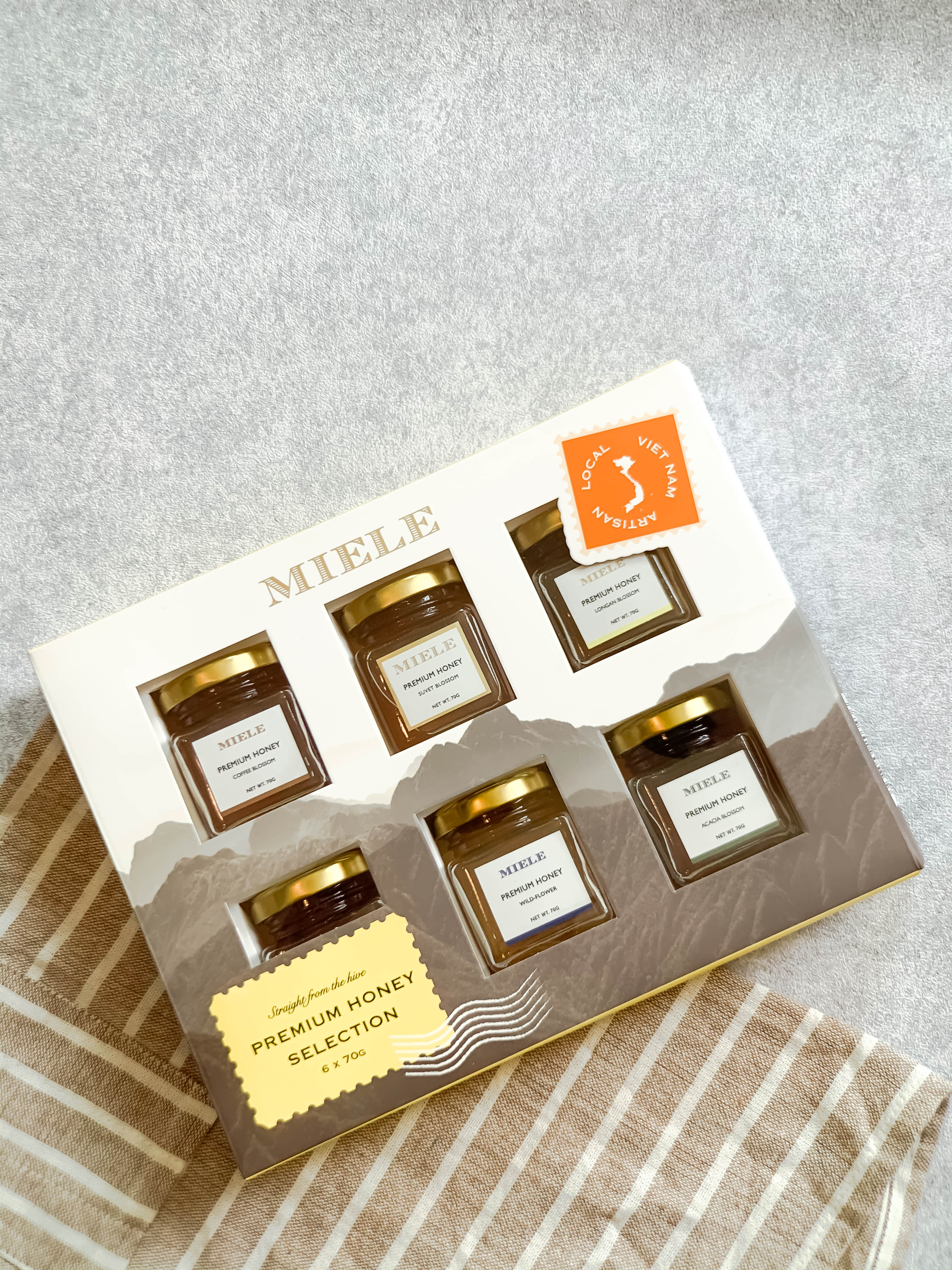 Giftset mật ong Miele 6x70g